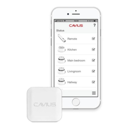 Cavius hub for røykvarslere og smarthus
