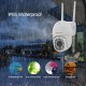 PTZ Full HD Utendørs overvåkingskamera  Hvit modell. Tåler å stå utendørs