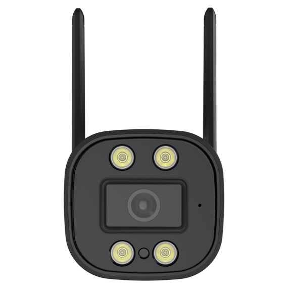 Overvåkningskamera utendørs  WiFi med full HD. Varsel ved bevegelse AI