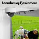 4G overvåkningskamera utendørs og innendørs 4G  fjøskamera døme. Foscam