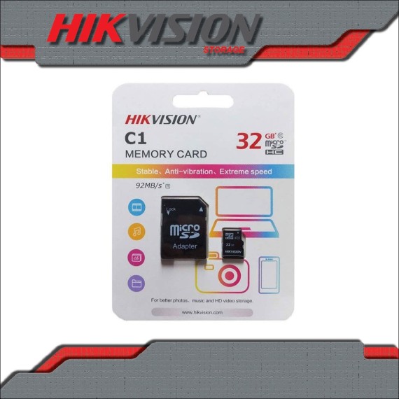 HikVision profesjonelt minnekort 32Gb. for utendørs kameraovervåkning